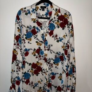 Forever 21 Floral Button Up